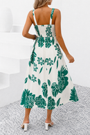 Vestido Elegante Ditsy Floral Estampado AB