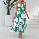 Vestido Elegante Ditsy Floral Estampado AB