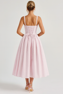 Vestido Bustier Xadrez